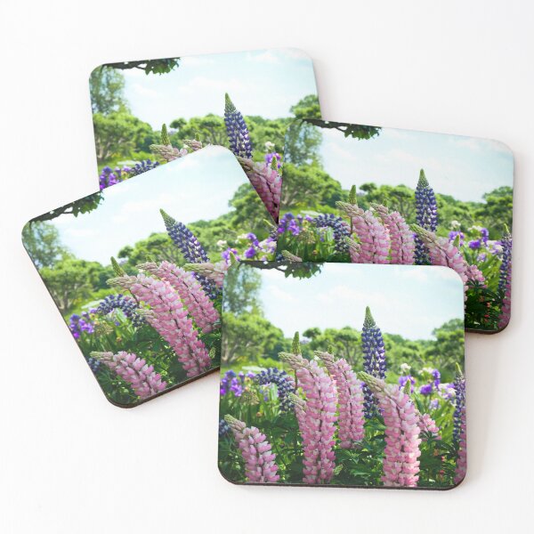 Item preview, Blue and Pink Flowers designed and sold by Malachis View.