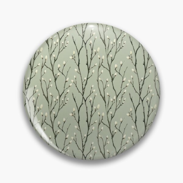 Item preview, Spring branches pattern on green designed and sold by ivorry.
