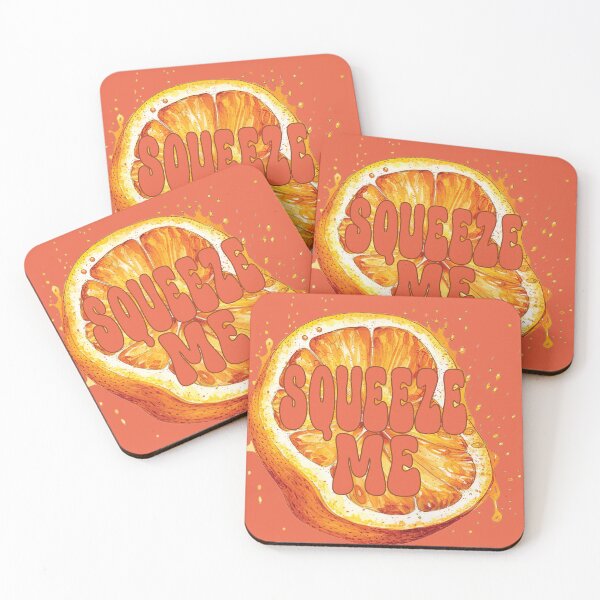Item preview, Orange Squeeze Me - Retro Typography - Distressed designed and sold by FaeryNuff.