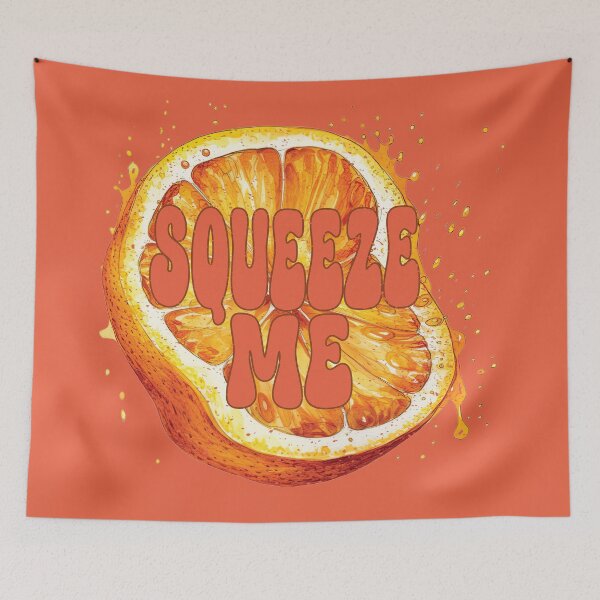 Item preview, Orange Squeeze Me - Retro Typography - Distressed designed and sold by FaeryNuff.