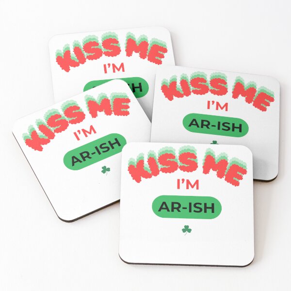Item preview, Kiss Me, I'm Ar-ish – A Fun Twist on Irish Pride designed and sold by Vivid Art Zone.