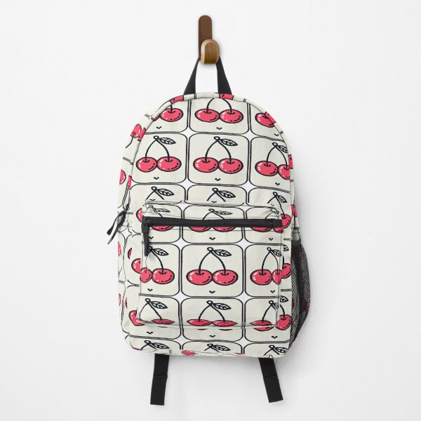 Item preview, Sweet Cherry with Glossy Red Cherries, Green Leaf, and Playful Minimalist Aesthetic designed and sold by KreaDesignOne.