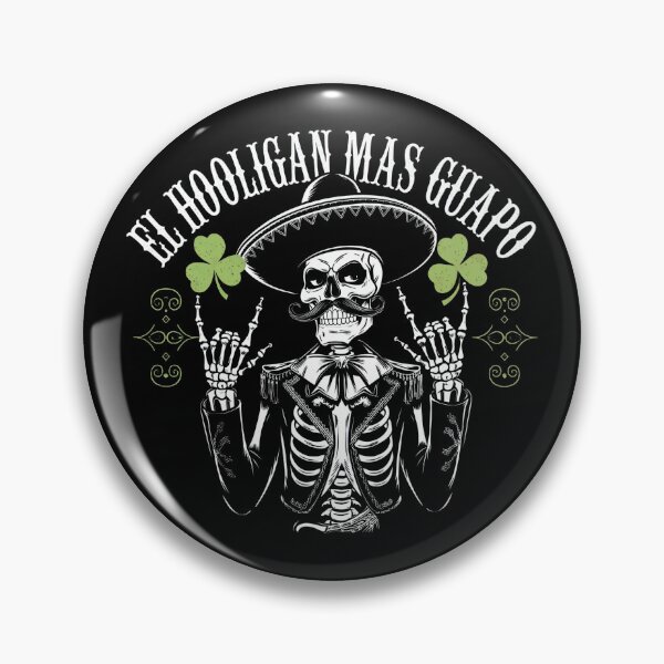 Item preview, El Guapo Skeleton: El Hooligan Mas Guapo designed and sold by InklingIris.
