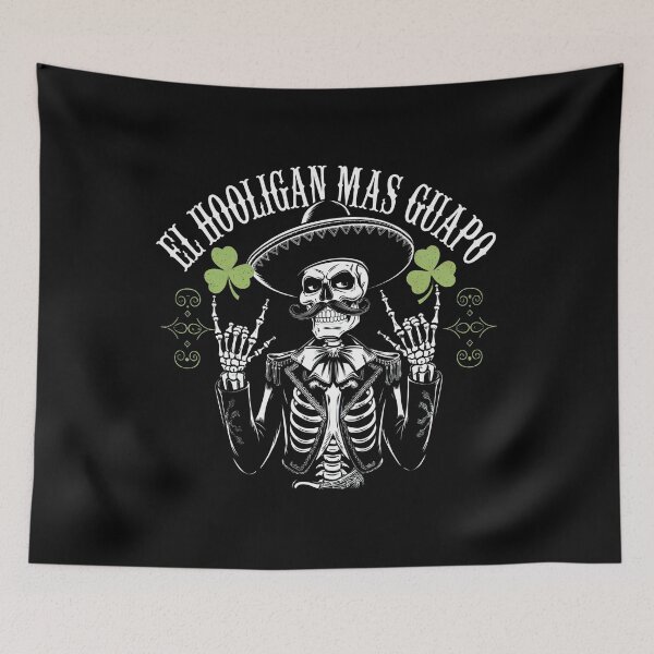 Item preview, El Guapo Skeleton: El Hooligan Mas Guapo designed and sold by InklingIris.