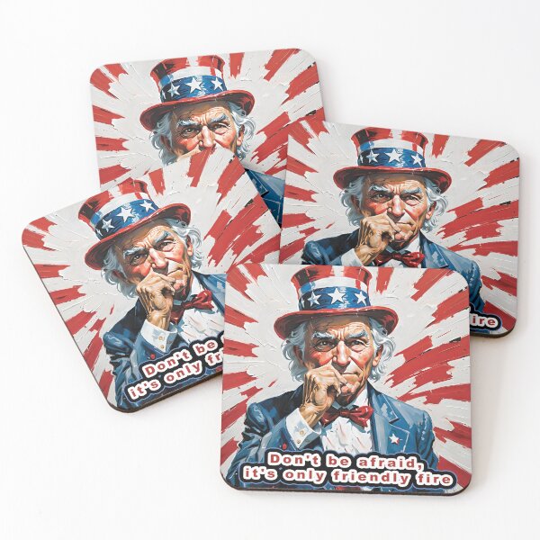 Item preview, Uncle Sam 015 5000x2 friendly fire designed and sold by Dead Presidents.