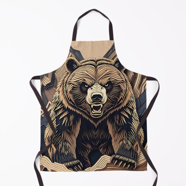 Item preview, Roaring Bear in the Mountains – Wild Nature Aesthetic designed and sold by M22--.