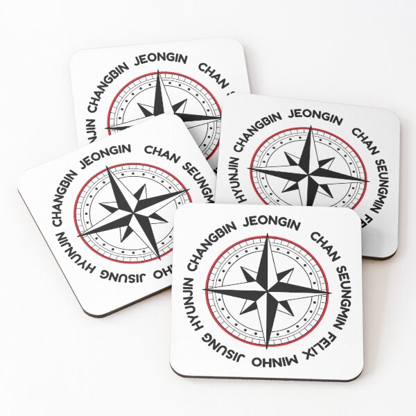 Item preview, SKZ OT8 Names Compass designed and sold by Hyunnibear.