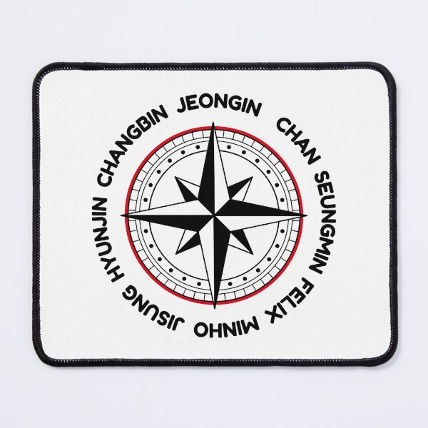 Item preview, SKZ OT8 Names Compass designed and sold by Hyunnibear.