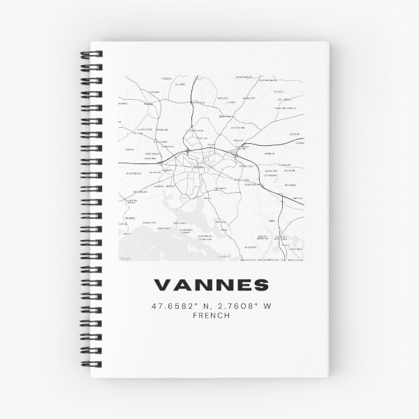 Item preview, Minimalist Vannes Map Art - France City Coordinates Design designed and sold by RM-Journey.