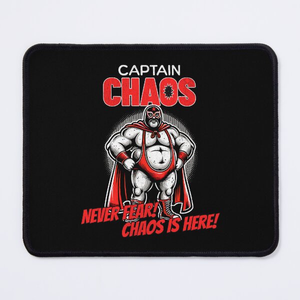 Item preview, Captain Chaos Wrestler Masked Hero Design designed and sold by DarkSenseDesign.