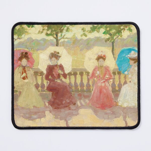 Item preview, Vintage Art Reproduction: In the Park, Paris designed and sold by The Real Victorian.