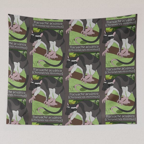 Item preview, Tlacuache Acuatico designed and sold by Procyonidae Creative.