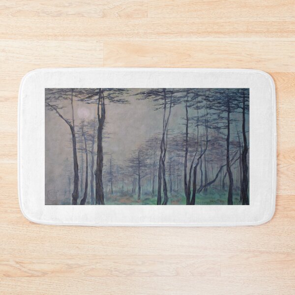 Item preview, Oil Painting - Presidio Woods in Fog 28" x 16" designed and sold by Igor Pozdnyakov.