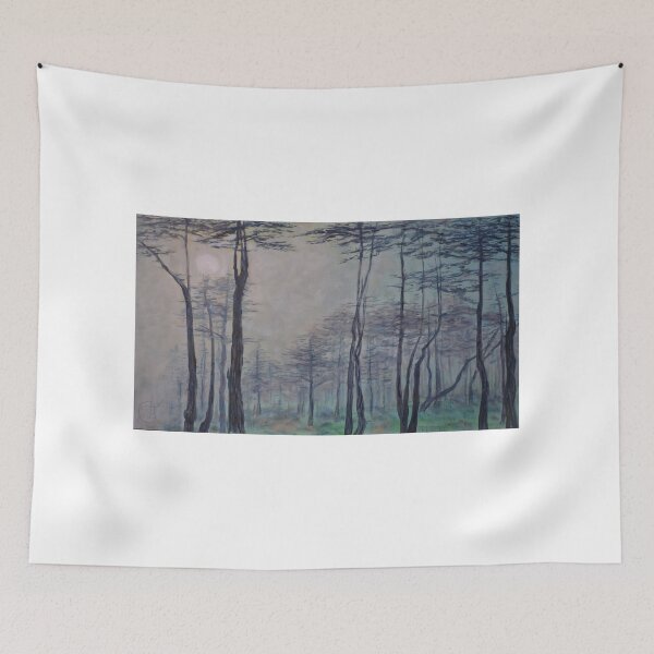 Item preview, Oil Painting - Presidio Woods in Fog 28" x 16" designed and sold by Igor Pozdnyakov.