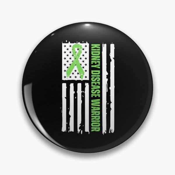 Item preview, Kidney Disease Warrior Distressed Flag designed and sold by NoSpecialShop.