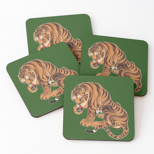 Item preview, Jakuchū 【Tiger】伊藤若冲【虎図】 designed and sold by LOVEandPIECE-JP.