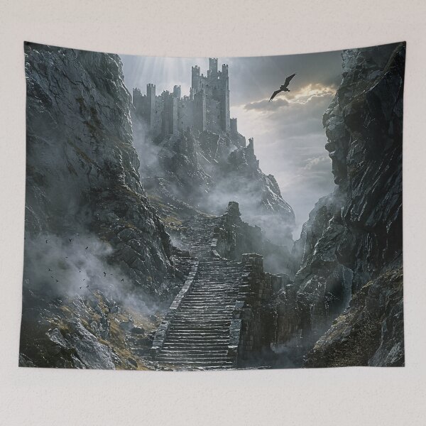 Item preview, The Ascent to the Forgotten Keep  designed and sold by oanaunciuleanu.