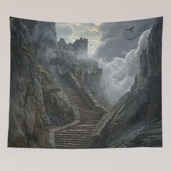 Item preview, The Ascent to the Forgotten Keep  designed and sold by oanaunciuleanu.