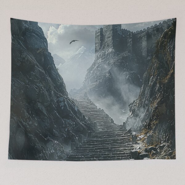 Item preview, The Ascent to the Forgotten Keep  designed and sold by oanaunciuleanu.