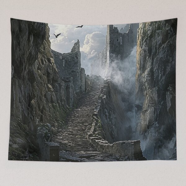 Item preview, The Ascent to the Forgotten Keep  designed and sold by oanaunciuleanu.