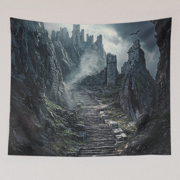 Item preview, The Ascent to the Forgotten Keep  designed and sold by oanaunciuleanu.