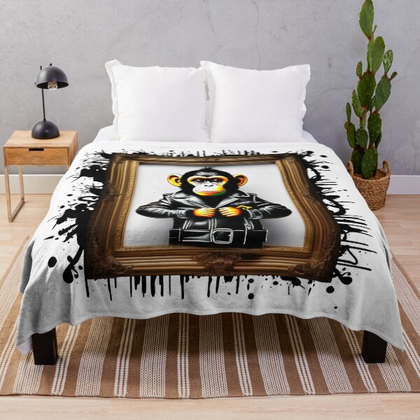 Item preview, Animals in frame. Monkey. Chimpanzee designed and sold by Drone-tees.