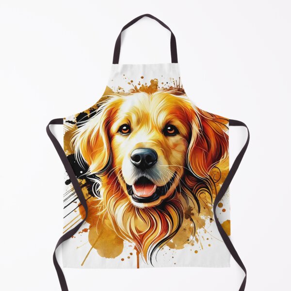 Item preview, Golden Retriever Abstract Art – Vibrant Dog Illustration designed and sold by BeStartVision.