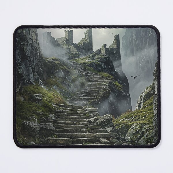 Item preview, The Ascent to the Forgotten Keep designed and sold by oanaunciuleanu.