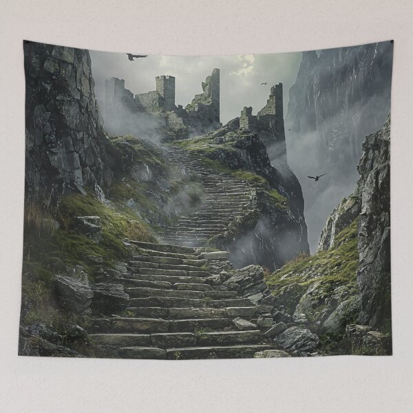 Item preview, The Ascent to the Forgotten Keep  designed and sold by oanaunciuleanu.