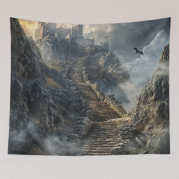 Item preview, The Ascent to the Forgotten Keep  designed and sold by oanaunciuleanu.