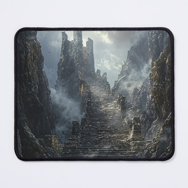Item preview, The Ascent to the Forgotten Keep designed and sold by oanaunciuleanu.