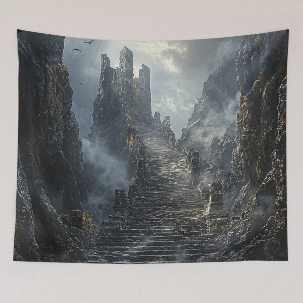 Item preview, The Ascent to the Forgotten Keep  designed and sold by oanaunciuleanu.
