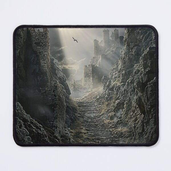 Item preview, The Ascent to the Forgotten Keep designed and sold by oanaunciuleanu.