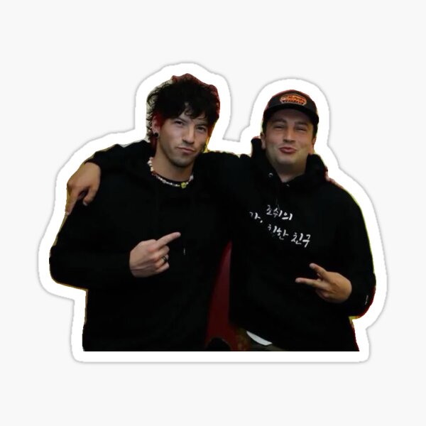Item preview, Tyler and Josh Sticker designed and sold by rachel_rebel_red ❤️.