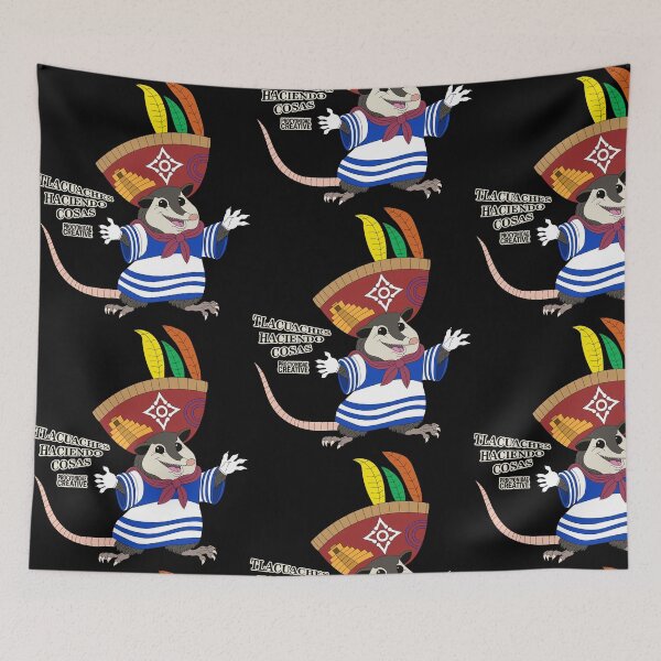 Item preview, Tlacuaches Haciendo Cosas: Chinelo designed and sold by Procyonidae Creative.
