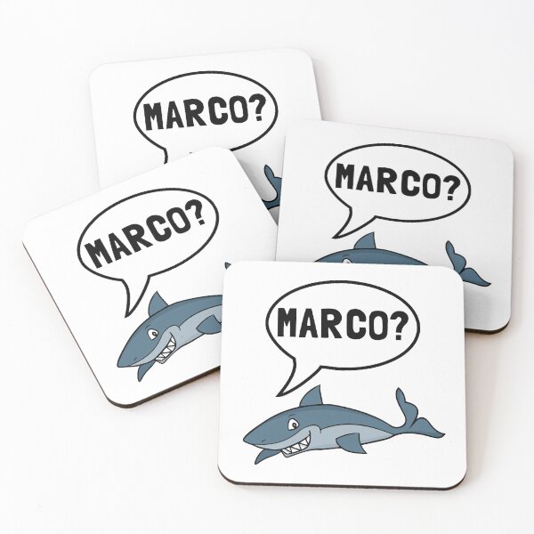 Item preview, Shark Marco Polo Ocean Vacation Funny designed and sold by TheBestStore.