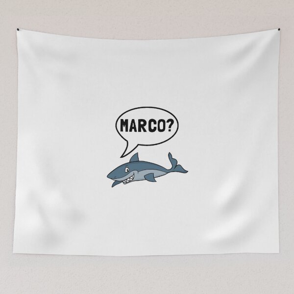Item preview, Shark Marco Polo Ocean Vacation Funny designed and sold by TheBestStore.