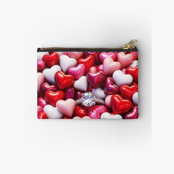 Item preview, Find the ring! a diamond engagement ring is hidden among the Valentines days hearts designed and sold by EmeraldeaArt.