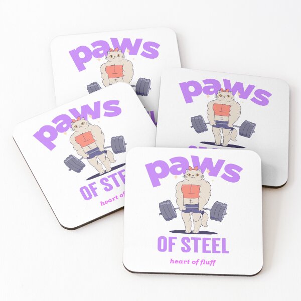 Item preview, Paws of Steel, heart of fluff designed and sold by Prince Coco.