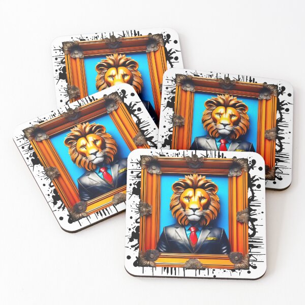Item preview, Animals in frame. Lion. designed and sold by Drone-tees.