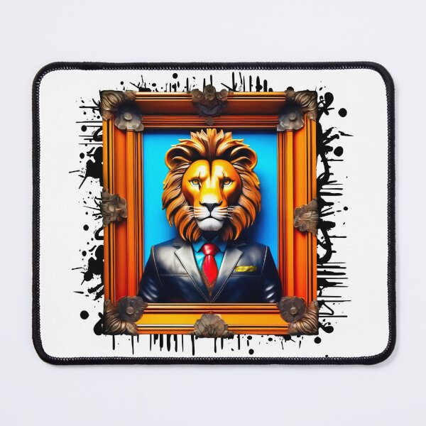 Item preview, Animals in frame. Lion. designed and sold by Drone-tees.