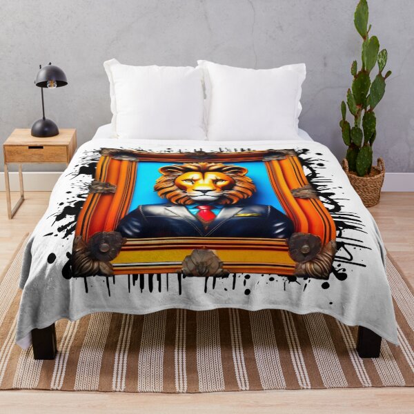 Item preview, Animals in frame. Lion. designed and sold by Drone-tees.