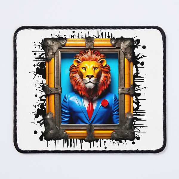 Item preview, Animals in frame. Lion. designed and sold by Drone-tees.
