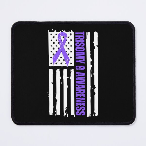 Item preview, Trisomy 9 Awareness Distressed Flag designed and sold by NoSpecialShop.