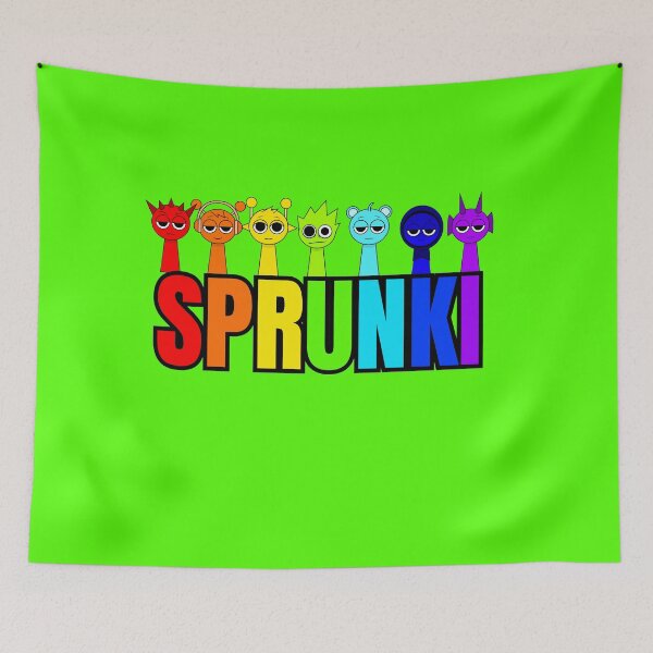 Item preview, Colorful Sprunki in line designed and sold by Sprunki Shop.
