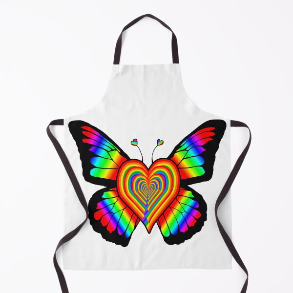 Item preview, Rainbow Butterfly Love Heart designed and sold by Deborah Camp.