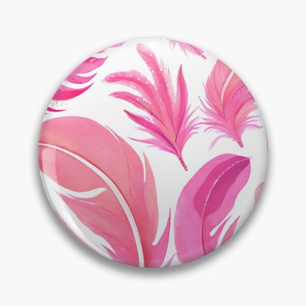 Item preview, Pink feathers on white background designed and sold by Gioia-JJ.