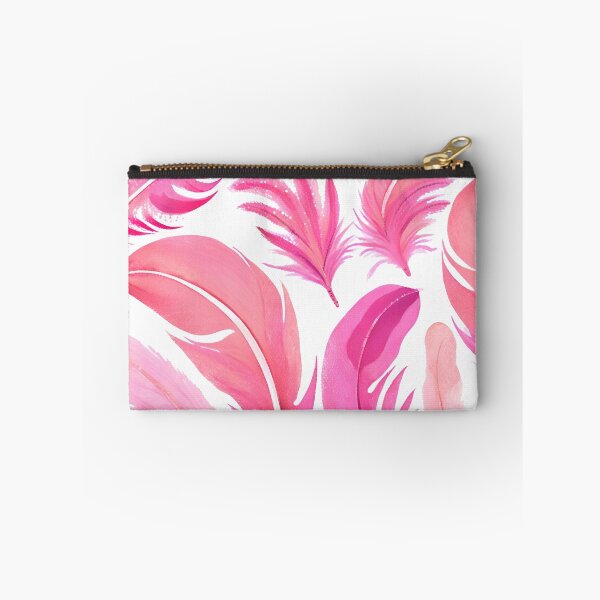 Item preview, Pink feathers on white background designed and sold by Gioia-JJ.