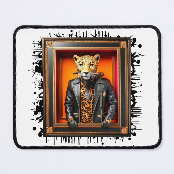 Item preview, Animals in frame. Leopard. designed and sold by Drone-tees.