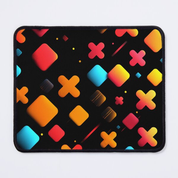 Item preview, Vibrant Geometric Plus Pattern – Modern Abstract Design designed and sold by MysticArtisan.